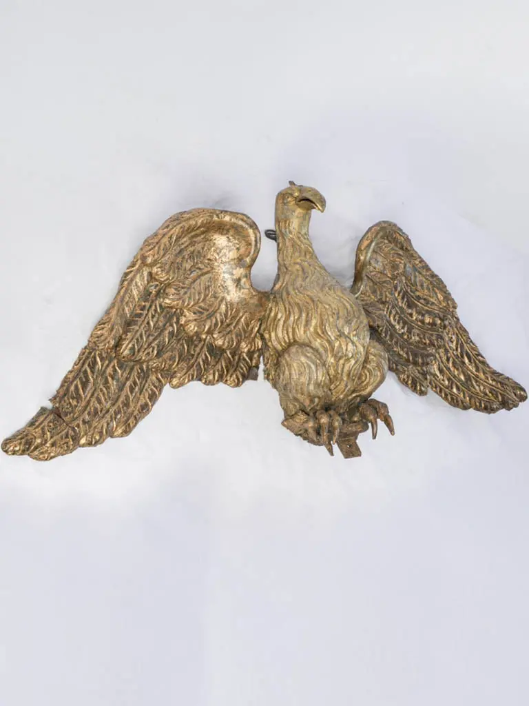 17Th-Century Gilded Lead Eagle Lectern Sculpture, French Baroque – 28.25 X 55.5 Inches 1