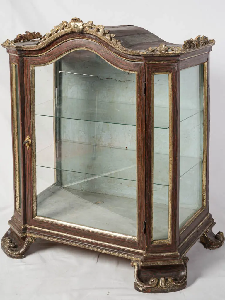 18Th-Century Italian Baroque Display Cabinet – 39½" 1