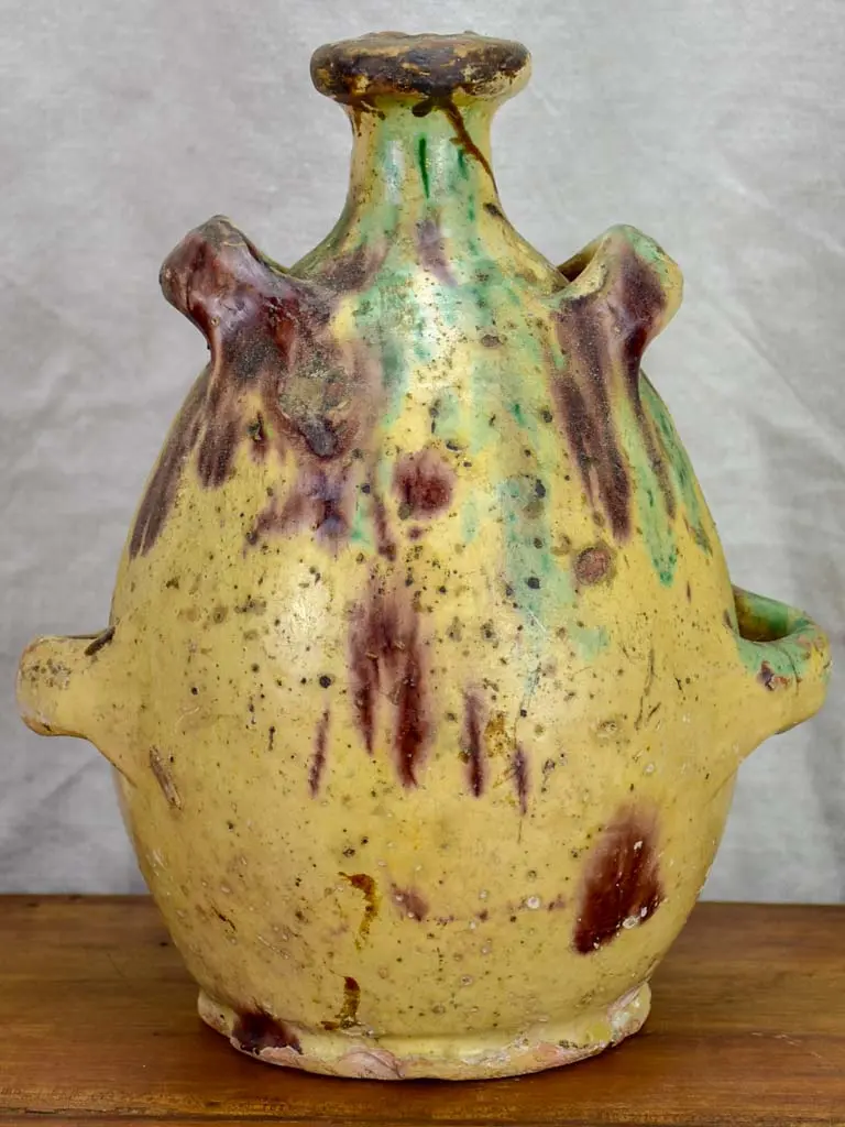 19Th-Century French Conscience Jug – Satirical Ceramic Vessel – 11½" 1