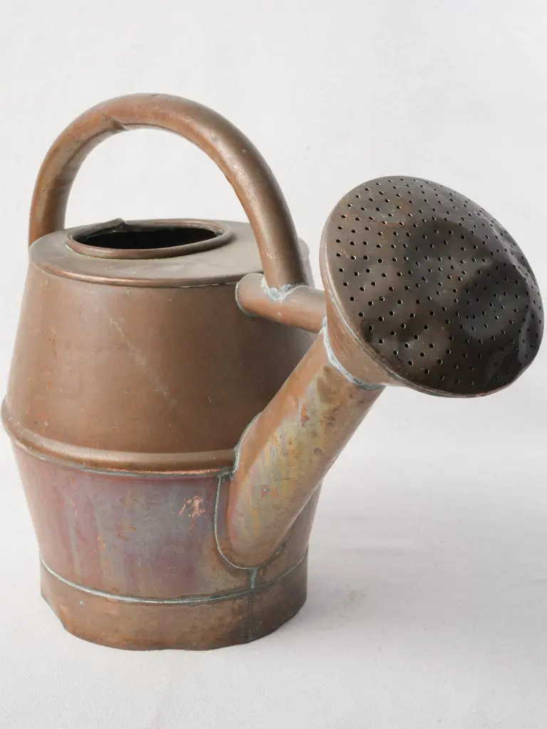 19Th-Century French Copper Watering Can – 15¾" Long 1