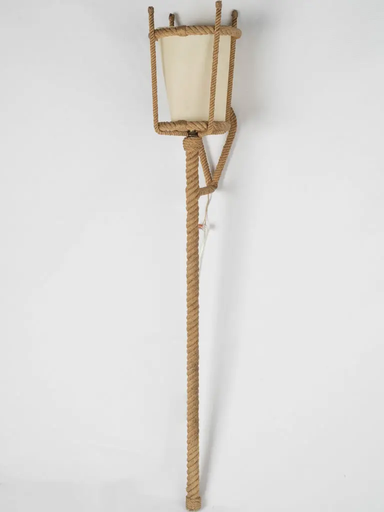 Adrien Audoux & Frida Minet Roped Wall Sconce, 42.25" H 1