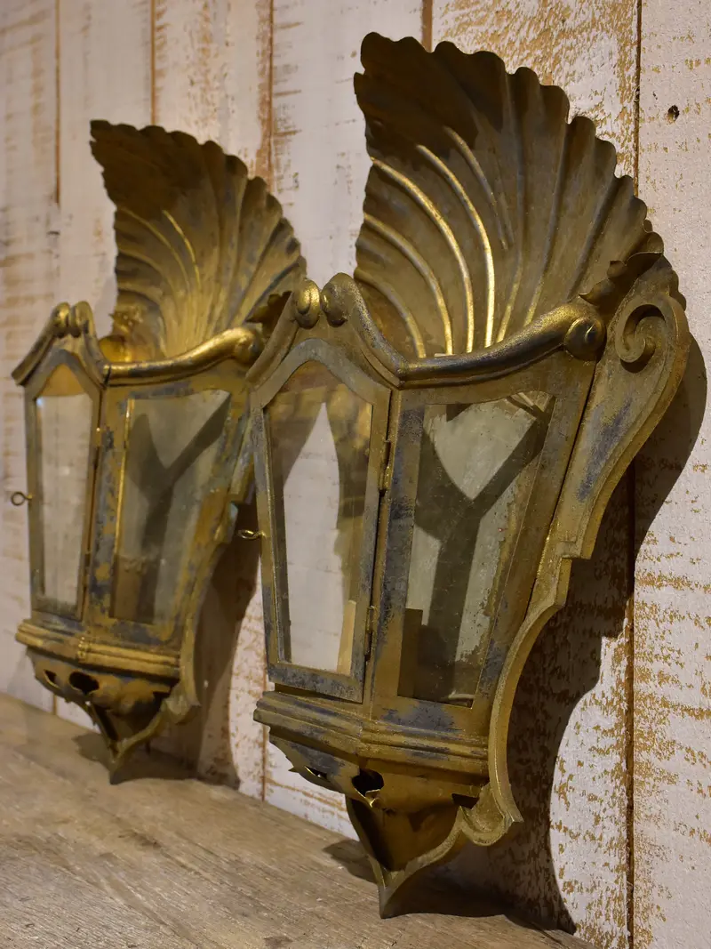 Antique French Wall-Mounted Sconces (Pair) 1