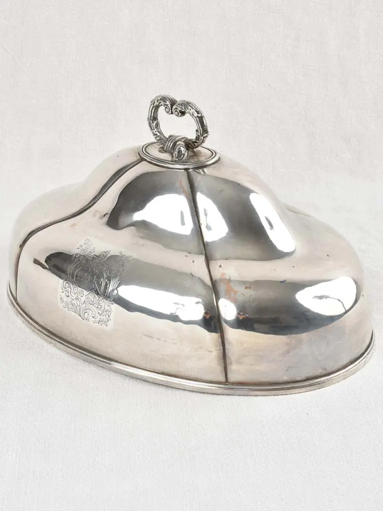 Early 19Th-Century Old Sheffield Plate Meat Dome – Gilt-Trimmed Serving Cover, 8.75 Inches 1