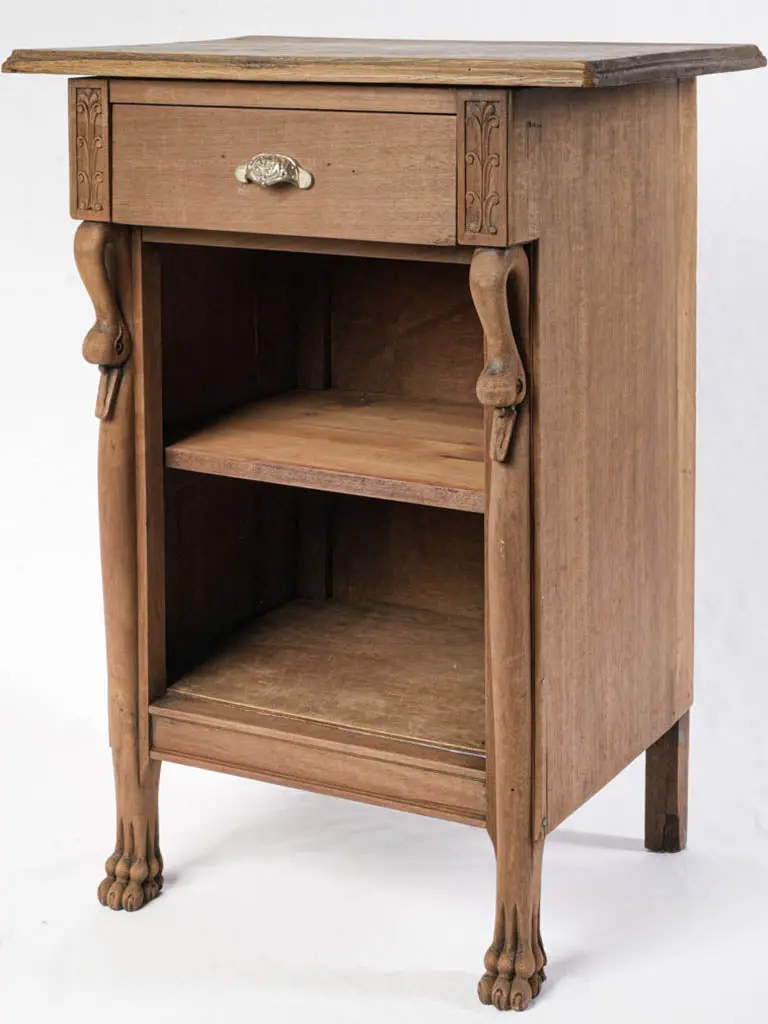 Eclectic French Side Table, Early 1900S, Featuring Swan-Neck Legs And Lion-Paw Feet 1