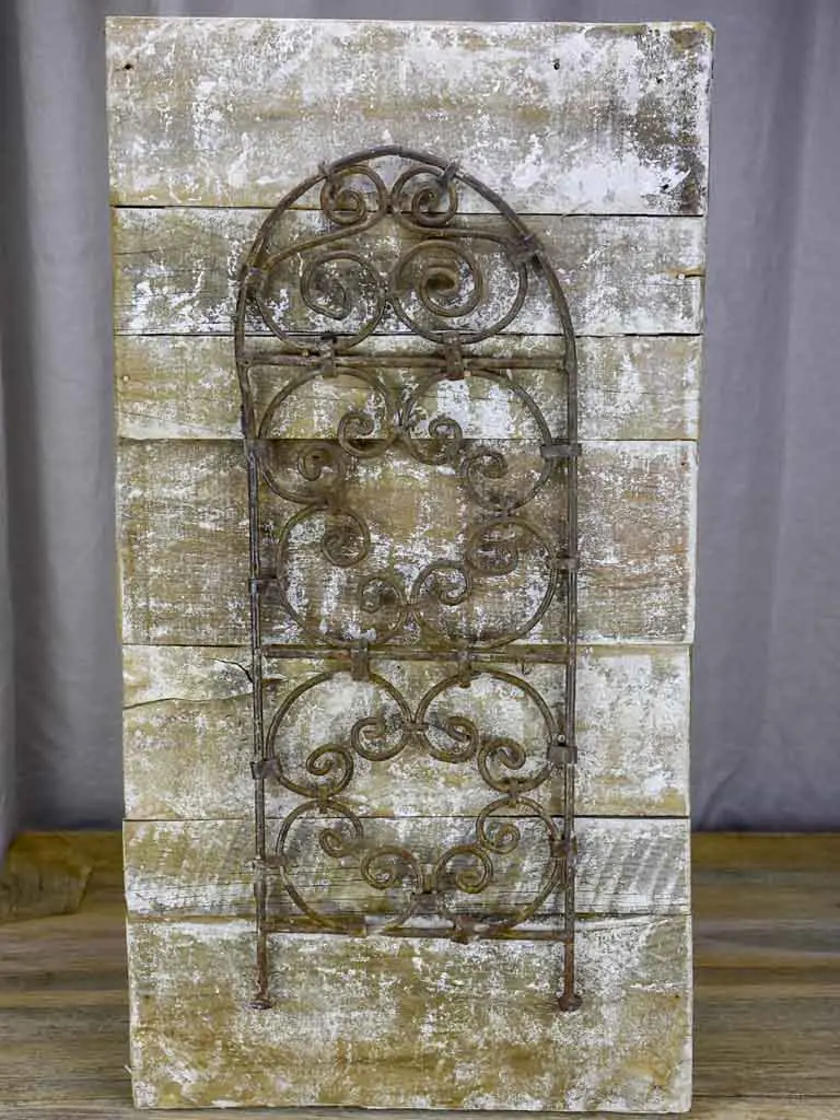 Industrial-Chic Wall Panel – Salvaged Metal & Timber, 15.75" X 29.5" 1
