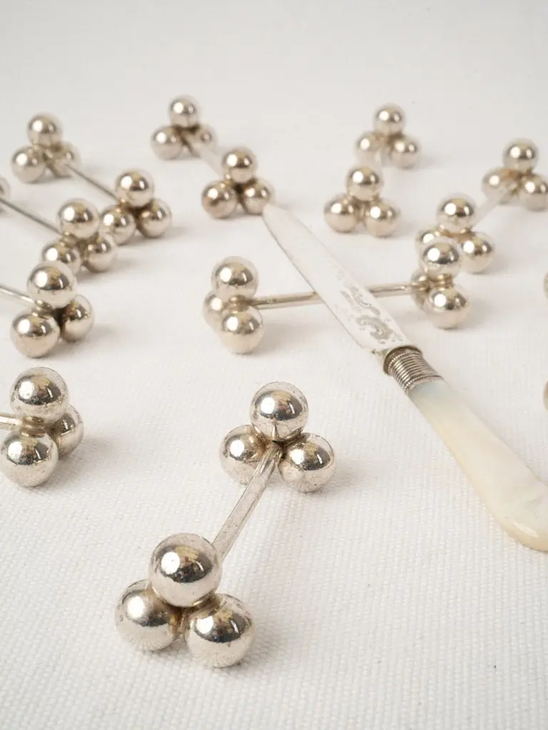 Mid-20Th-Century French Boule-Style Knife Rests – Set Of Twelve, 3.25 Inches 1