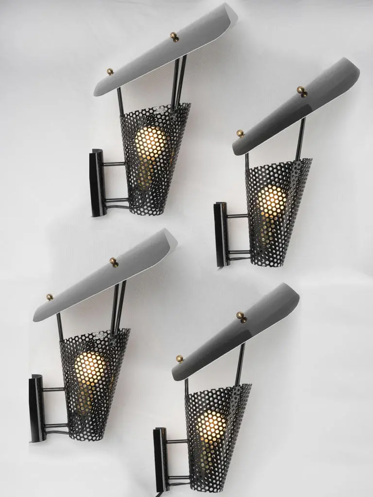 Rare Jacques Biny Cerf Volant Wall Sconce Set (4 Pieces) 1