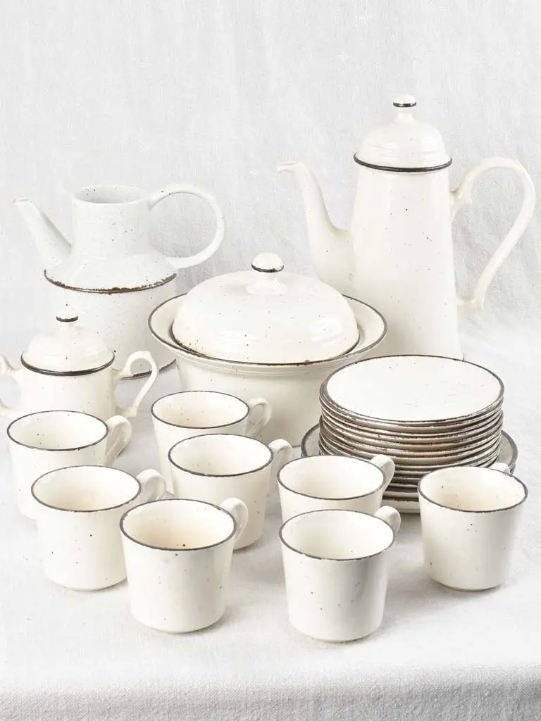 Vintage Johnson Brothers English Ironstone Tea Set, Mid-Century Service 1